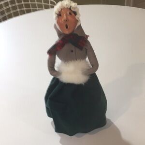 Vintage 1984 Byers’s Choice  Caroler Women w Muff